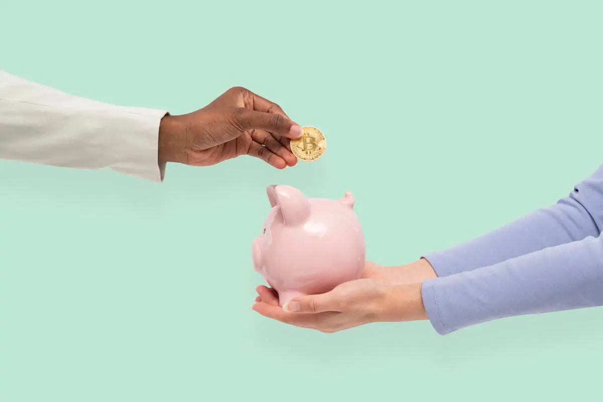 Piggy bank finance in savings