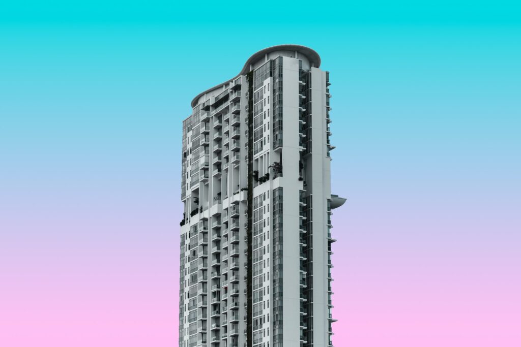 white tall building