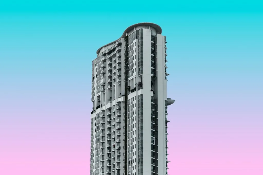 white tall building