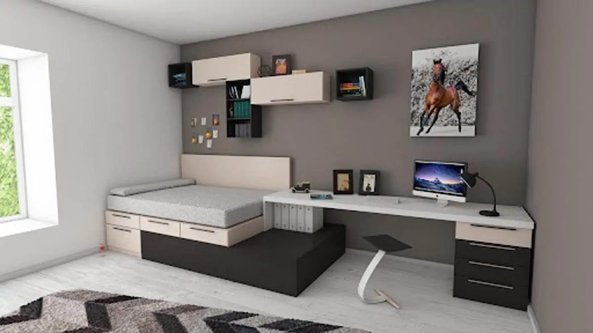 modern condo bedroom design