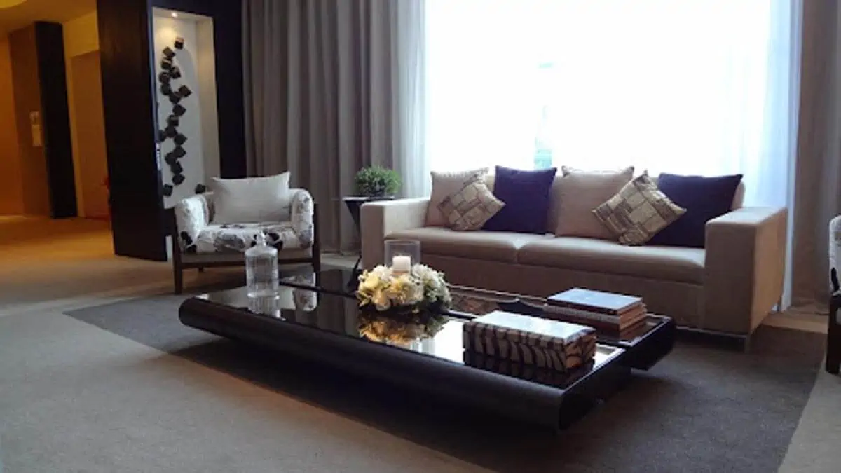 modern condo living room