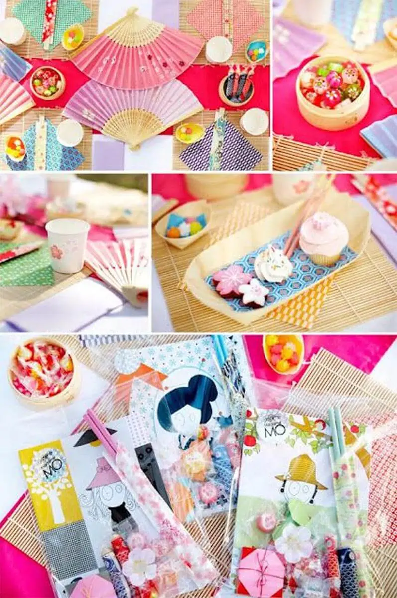 Japanese tea birthday party idea