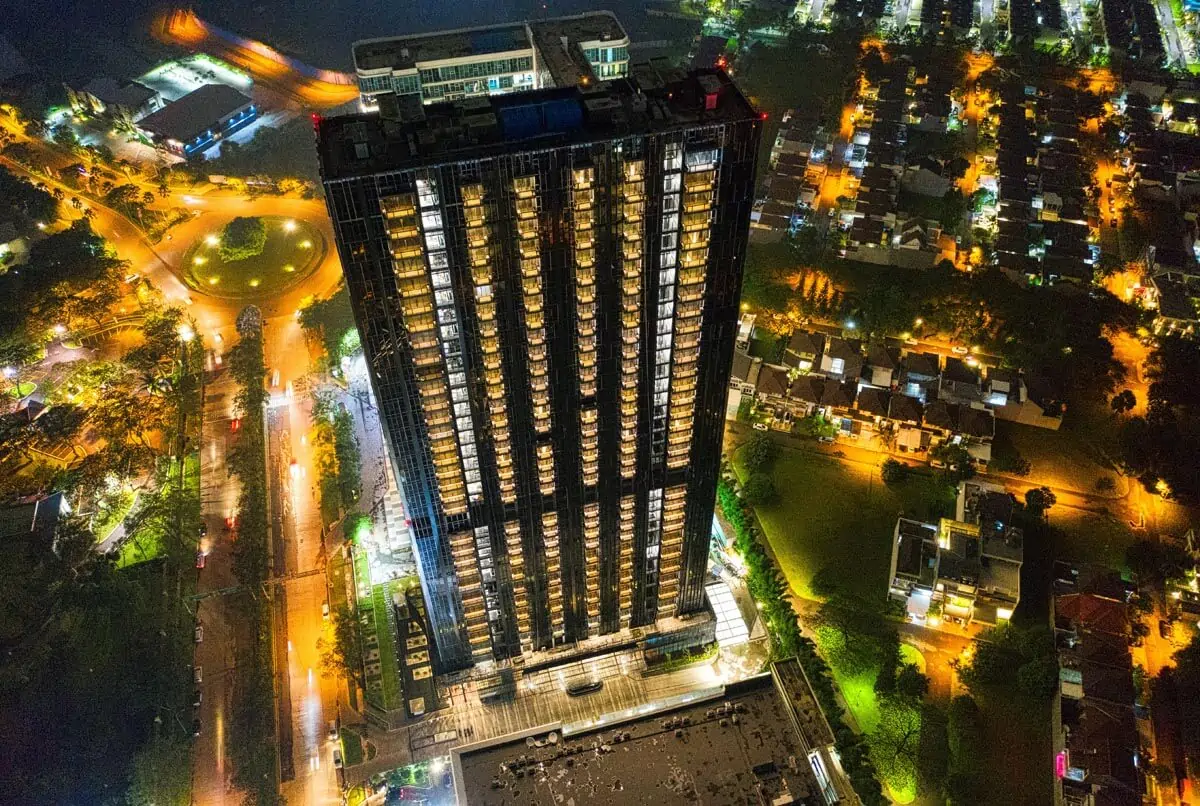 Aerial Photo of High-Rise Building