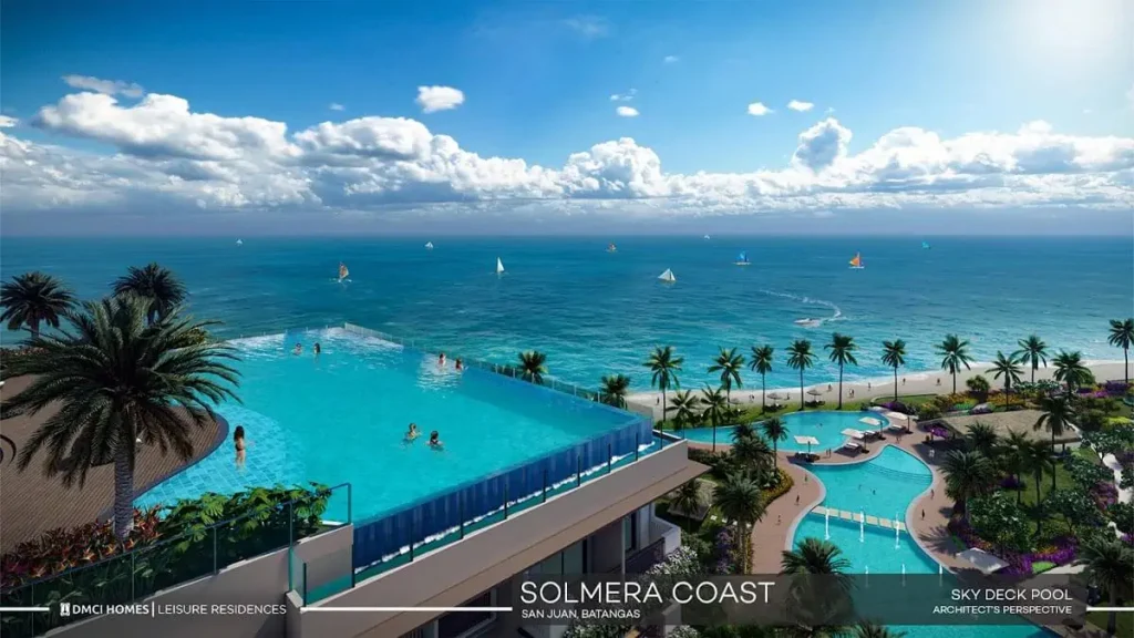 solmera coast sky deck pool