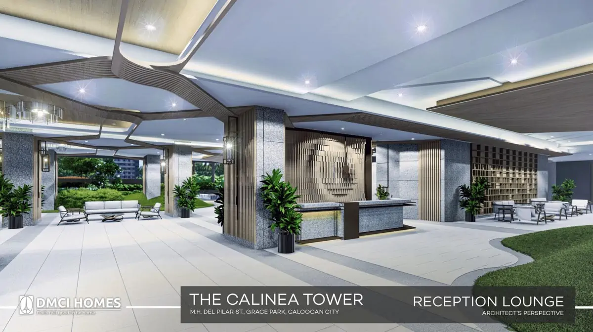the calinea tower reception lounge