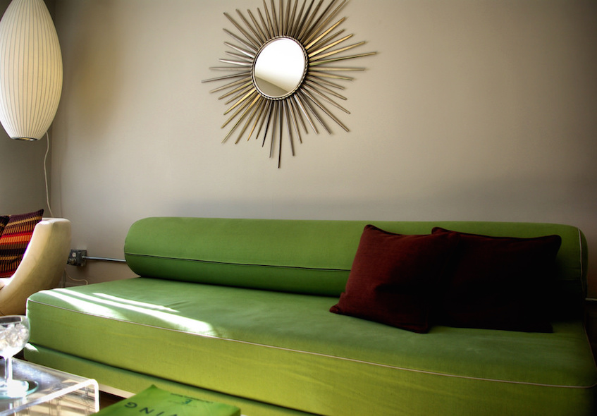 budget decor vibrant living room