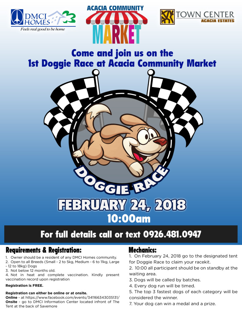Doggie Race Poster
