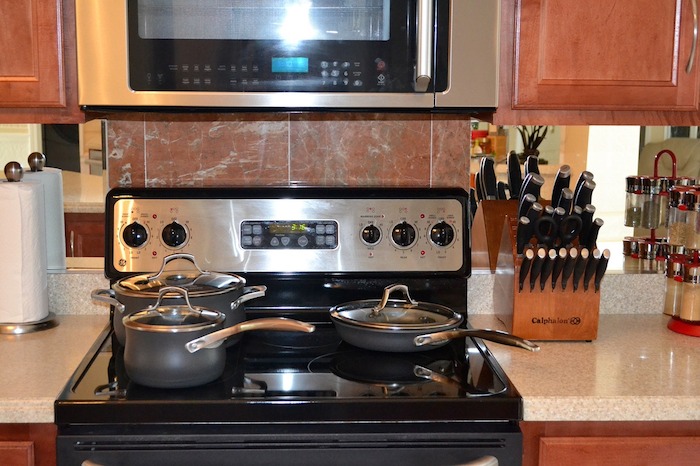 Kitchen appliances and dinnerware