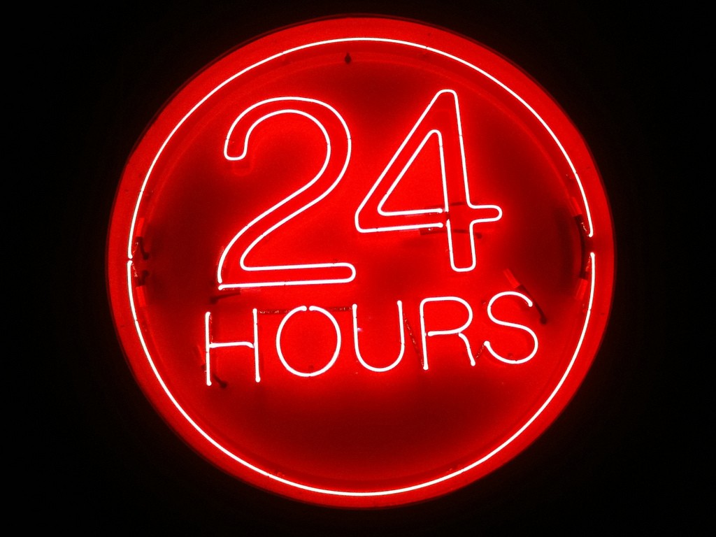 Open 24 hours?
