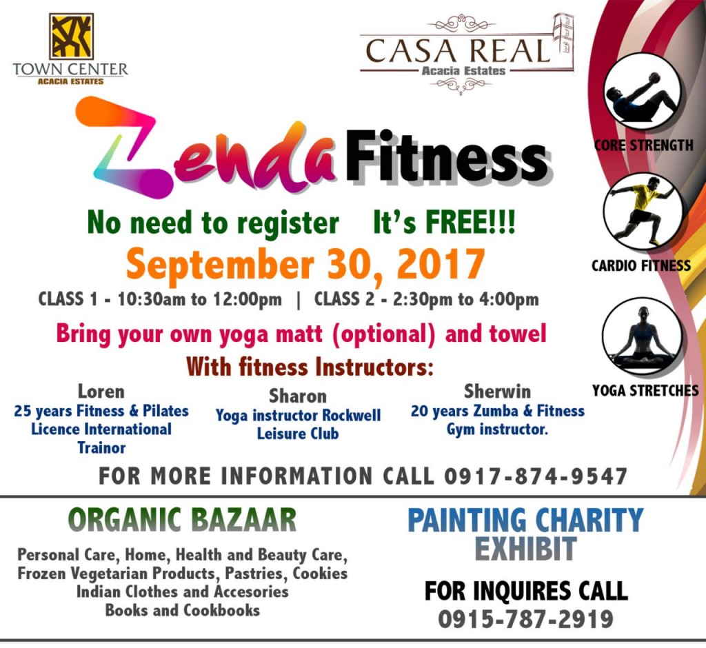 Zenda Fitness At Casa Real Acacia Estates