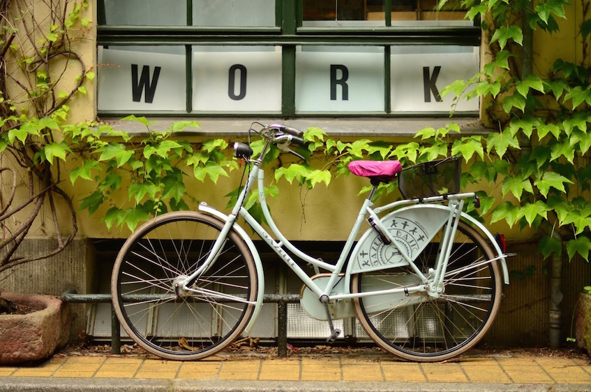 frugal living  walk or bike to work