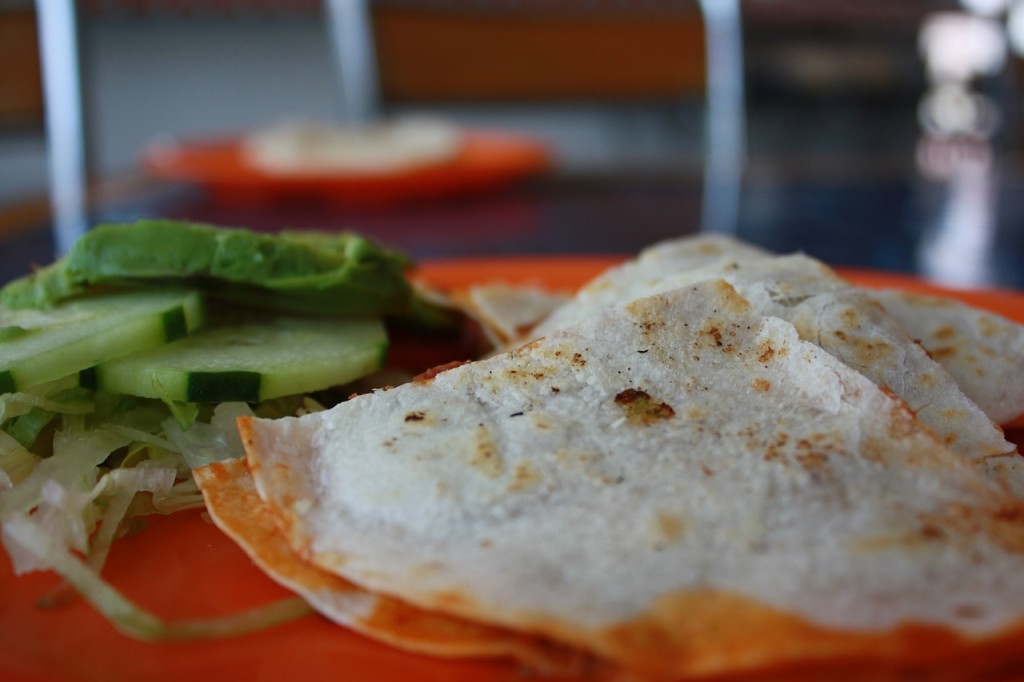 cheese quesadillas