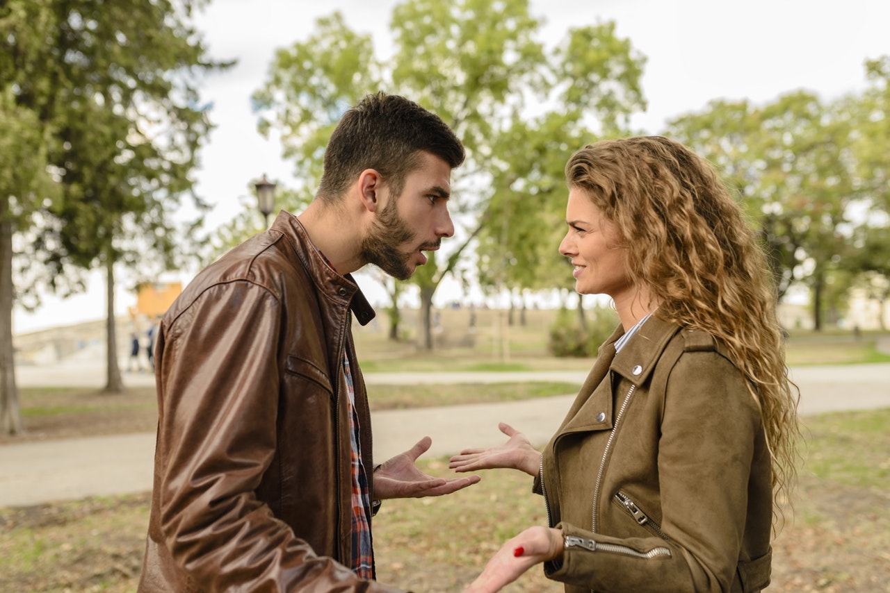 couple discussing