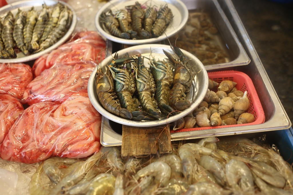 fresh sea food in Philippines