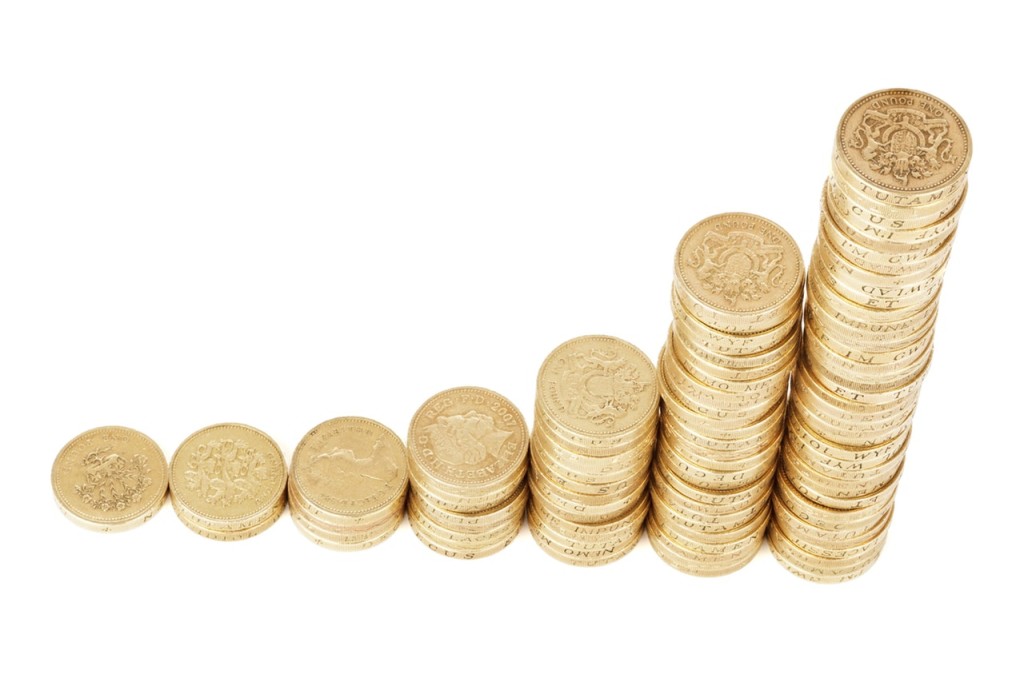 money coins stack remittances