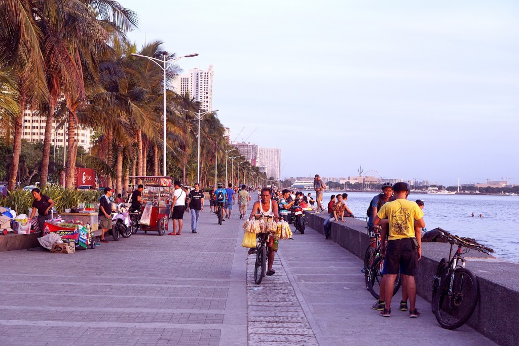 sunset manila bay